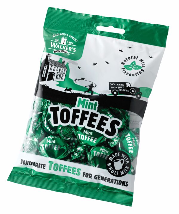 Walkers Nonsuch Mint Toffees, 150g