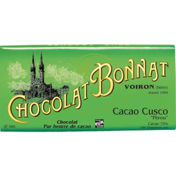 Bonnat Chocolatier Cacao Cusco 75%